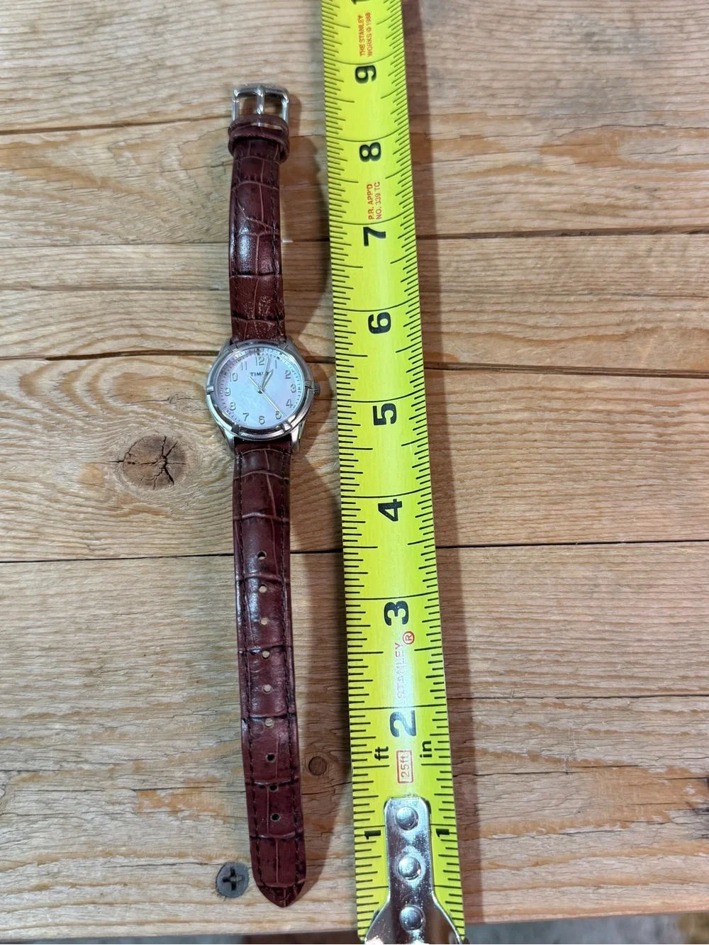 Timex watch brown